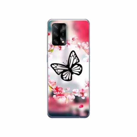 Husa personalizata tip carcasa HQPrint pentru Xiaomi Redmi 12T, model Butterfly 8, multicolor, S1D1M0380