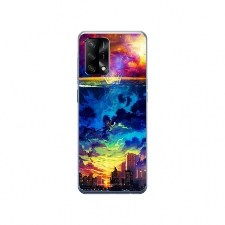 Husa personalizata tip carcasa HQPrint pentru Xiaomi Redmi 12T Pro, model Abstract City, multicolor, S1D1M0263