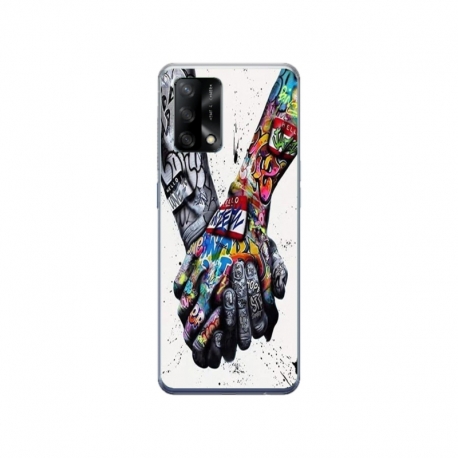 Husa personalizata tip carcasa HQPrint pentru Xiaomi Redmi 12T Pro, model Abstract Holding, multicolor, S1D1M0271