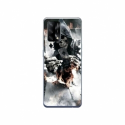 Husa personalizata tip carcasa HQPrint pentru Xiaomi Redmi 12T Pro, model Skeleton Cards, multicolor, S1D1M0301