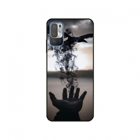 Husa personalizata tip carcasa HQPrint pentru Xiaomi Redmi 10, model Black Magic, multicolor, S1D1M0152