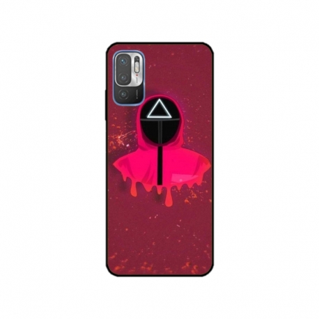 Husa personalizata tip carcasa HQPrint pentru Xiaomi Redmi 10, model Squid Game 6, multicolor, S1D1M0178