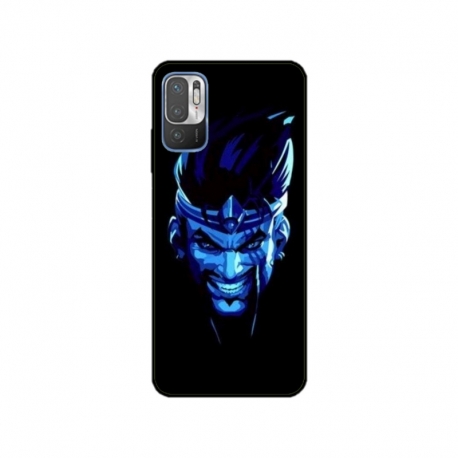 Husa personalizata tip carcasa HQPrint pentru Xiaomi Redmi 10, model Blue King, multicolor, S1D1M0305