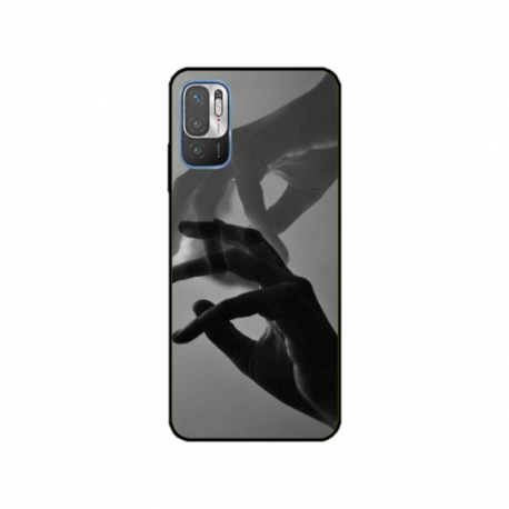 Husa personalizata tip carcasa HQPrint pentru Xiaomi Redmi 10, model Hand Reach, multicolor, S1D1M0318