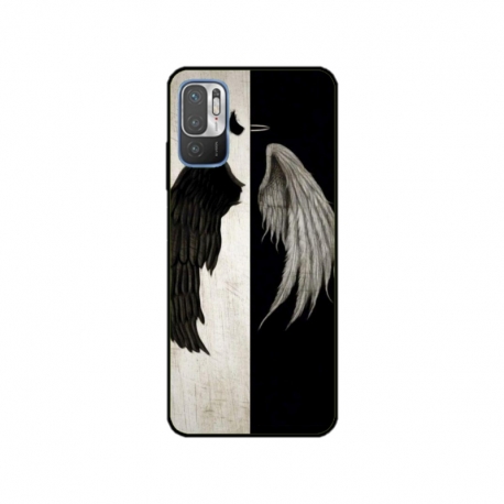 Husa personalizata tip carcasa HQPrint pentru Xiaomi Redmi Note 10 5G, model Angel Wings, multicolor, S1D1M0004