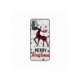 Husa personalizata tip carcasa HQPrint pentru Xiaomi Redmi Note 10 5G, model Merry Christmas Reindeer 1, multicolor, S1D1M0049