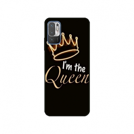 Husa personalizata tip carcasa HQPrint pentru Xiaomi Redmi Note 10 5G, model Im the Queen, multicolor, S1D1M0101
