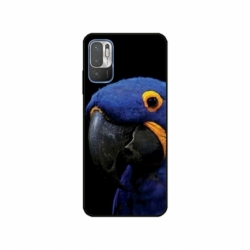 Husa personalizata tip carcasa HQPrint pentru Xiaomi Redmi Note 10 5G, model Blue Parrot, multicolor, S1D1M0145