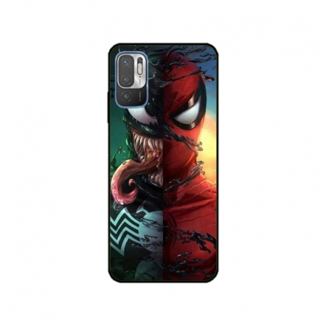 Husa personalizata tip carcasa HQPrint pentru Xiaomi Redmi Note 10 5G, model Spiderman 5, multicolor, S1D1M0171