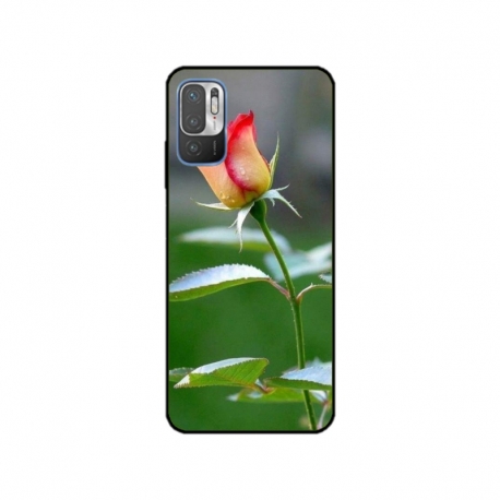 Husa personalizata tip carcasa HQPrint pentru Xiaomi Redmi Note 10 5G, model Flowers 13, multicolor, S1D1M0206