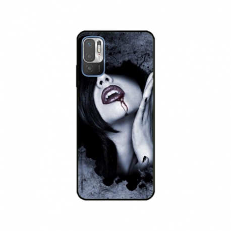 Husa personalizata tip carcasa HQPrint pentru Xiaomi Redmi Note 10 5G, model Vampire, multicolor, S1D1M0210