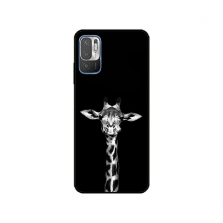 Husa personalizata tip carcasa HQPrint pentru Xiaomi Redmi Note 10 5G, model Giraffe 3, multicolor, S1D1M0222