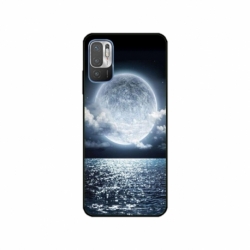 Husa personalizata tip carcasa HQPrint pentru Xiaomi Redmi Note 10 5G, model Moon Sky, multicolor, S1D1M0228
