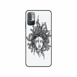 Husa personalizata tip carcasa HQPrint pentru Xiaomi Redmi Note 10 5G, model Medusa 2, multicolor, S1D1M0230
