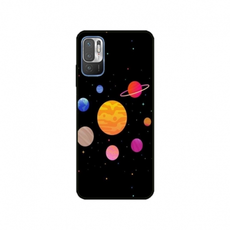 Husa personalizata tip carcasa HQPrint pentru Xiaomi Redmi Note 10 5G, model Colorful Galaxy, multicolor, S1D1M0283