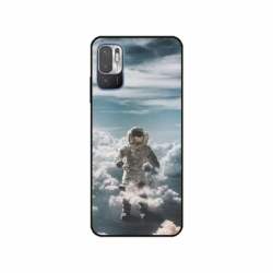 Husa personalizata tip carcasa HQPrint pentru Xiaomi Redmi Note 10 5G, model Astronaut in the Clouds, multicolor, S1D1M0290