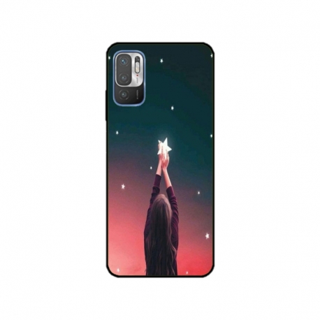 Husa personalizata tip carcasa HQPrint pentru Xiaomi Redmi Note 10 5G, model Star stealing, multicolor, S1D1M0292