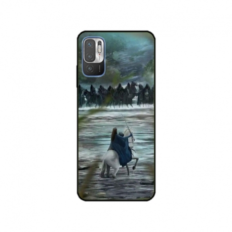 Husa personalizata tip carcasa HQPrint pentru Xiaomi Redmi Note 10 5G, model Brave, multicolor, S1D1M0310