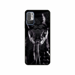 Husa personalizata tip carcasa HQPrint pentru Xiaomi Redmi Note 10 5G, model Snake, multicolor, S1D1M0378