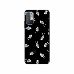 Husa personalizata tip carcasa HQPrint pentru Xiaomi Redmi Note 10 5G, model OK Skelly, multicolor, S1D1M0388