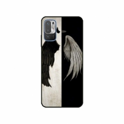 Husa personalizata tip carcasa HQPrint pentru Xiaomi Redmi 10 5G, model Angel Wings, multicolor, S1D1M0004