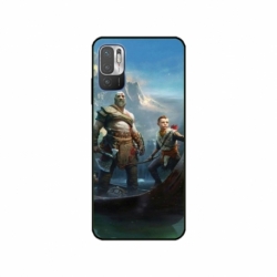 Husa personalizata tip carcasa HQPrint pentru Xiaomi Redmi 10 5G, model God of War 1, multicolor, S1D1M0008