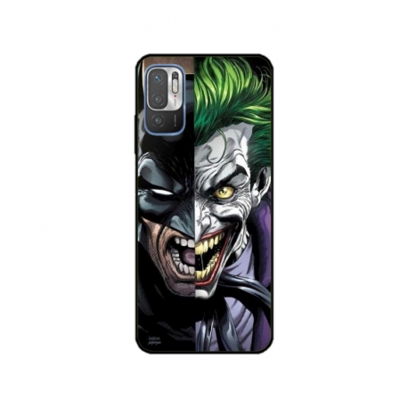 Husa personalizata tip carcasa HQPrint pentru Xiaomi Redmi 10 5G, model Batman VS Joker, multicolor, S1D1M0012