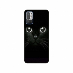 Husa personalizata tip carcasa HQPrint pentru Xiaomi Redmi 10 5G, model Black Cat 1, multicolor, S1D1M0015
