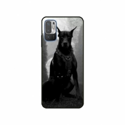 Husa personalizata tip carcasa HQPrint pentru Xiaomi Redmi 10 5G, model Doberman, multicolor, S1D1M0018