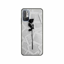 Husa personalizata tip carcasa HQPrint pentru Xiaomi Redmi 10 5G, model Black Rose, multicolor, S1D1M0021