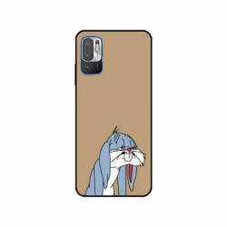 Husa personalizata tip carcasa HQPrint pentru Xiaomi Redmi 10 5G, model Tired Bunny, multicolor, S1D1M0027