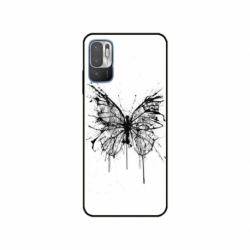Husa personalizata tip carcasa HQPrint pentru Xiaomi Redmi 10 5G, model Butterfly 3, multicolor, S1D1M0030