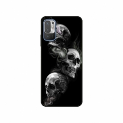 Husa personalizata tip carcasa HQPrint pentru Xiaomi Redmi 10 5G, model Skulls, multicolor, S1D1M0032