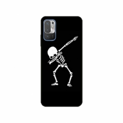 Husa personalizata tip carcasa HQPrint pentru Xiaomi Redmi 10 5G, model Dab Skeleton, multicolor, S1D1M0034