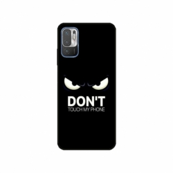 Husa personalizata tip carcasa HQPrint pentru Xiaomi Redmi 10 5G, model Dont touch my phone 1, multicolor, S1D1M0035