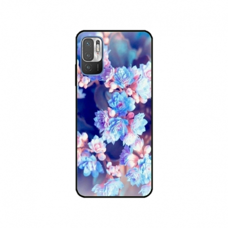 Husa personalizata tip carcasa HQPrint pentru Xiaomi Redmi 10 5G, model Flowers 2, multicolor, S1D1M0038