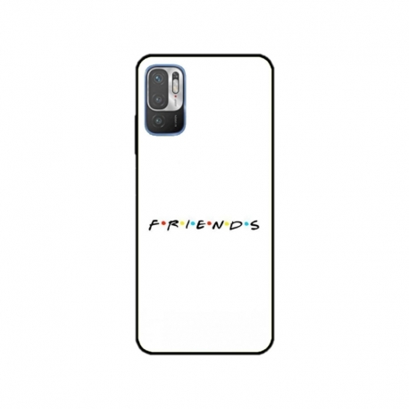 Husa personalizata tip carcasa HQPrint pentru Xiaomi Redmi 10 5G, model FRIENDS 1, multicolor, S1D1M0043