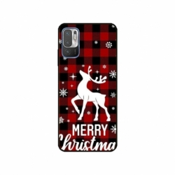 Husa personalizata tip carcasa HQPrint pentru Xiaomi Redmi 10 5G, model Merry Christmas Reindeer 2, multicolor, S1D1M0050
