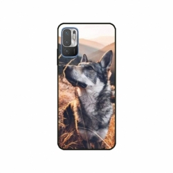 Husa personalizata tip carcasa HQPrint pentru Xiaomi Redmi 10 5G, model Dog 1, multicolor, S1D1M0064