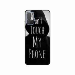 Husa personalizata tip carcasa HQPrint pentru Xiaomi Redmi 10 5G, model Dont touch my phone 2, multicolor, S1D1M0065