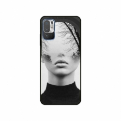 Husa personalizata tip carcasa HQPrint pentru Xiaomi Redmi 10 5G, model Abstract Lady, multicolor, S1D1M0066