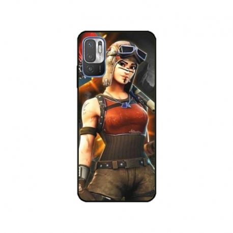 Husa personalizata tip carcasa HQPrint pentru Xiaomi Redmi 10 5G, model Fortnite 1, multicolor, S1D1M0073