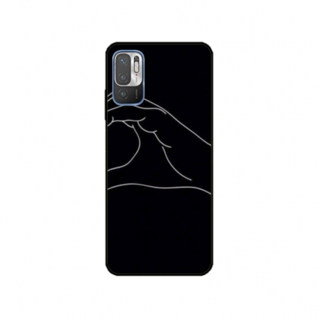 Husa personalizata tip carcasa HQPrint pentru Xiaomi Redmi 10 5G, model Foreverand Always 2, multicolor, S1D1M0095