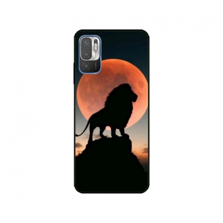 Husa personalizata tip carcasa HQPrint pentru Xiaomi Redmi 10 5G, model Lion 1, multicolor, S1D1M0110