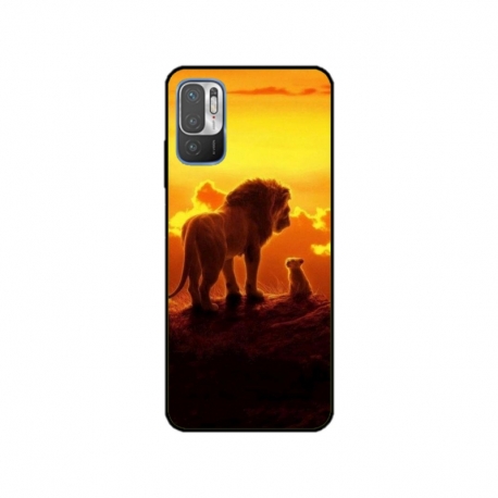 Husa personalizata tip carcasa HQPrint pentru Xiaomi Redmi 10 5G, model Lion King 1, multicolor, S1D1M0119
