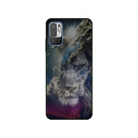 Husa personalizata tip carcasa HQPrint pentru Xiaomi Redmi 10 5G, model Lion 4, multicolor, S1D1M0120
