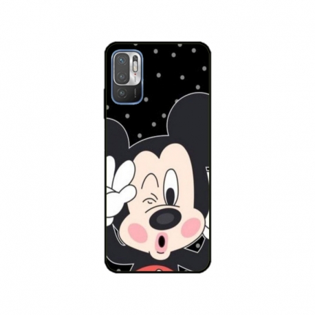 Husa personalizata tip carcasa HQPrint pentru Xiaomi Redmi 10 5G, model Mickey 1, multicolor, S1D1M0124