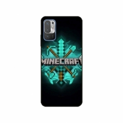 Husa personalizata tip carcasa HQPrint pentru Xiaomi Redmi 10 5G, model Minecraft 2, multicolor, S1D1M0126