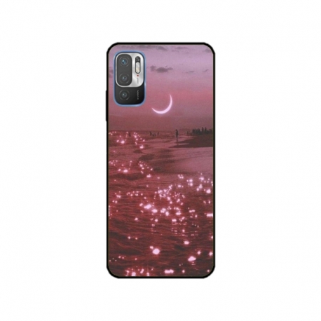 Husa personalizata tip carcasa HQPrint pentru Xiaomi Redmi 10 5G, model Pink Sky, multicolor, S1D1M0129