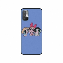 Husa personalizata tip carcasa HQPrint pentru Xiaomi Redmi 10 5G, model Powerpuff Girls, multicolor, S1D1M0135